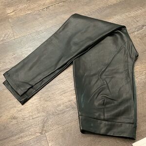 faux leather pants